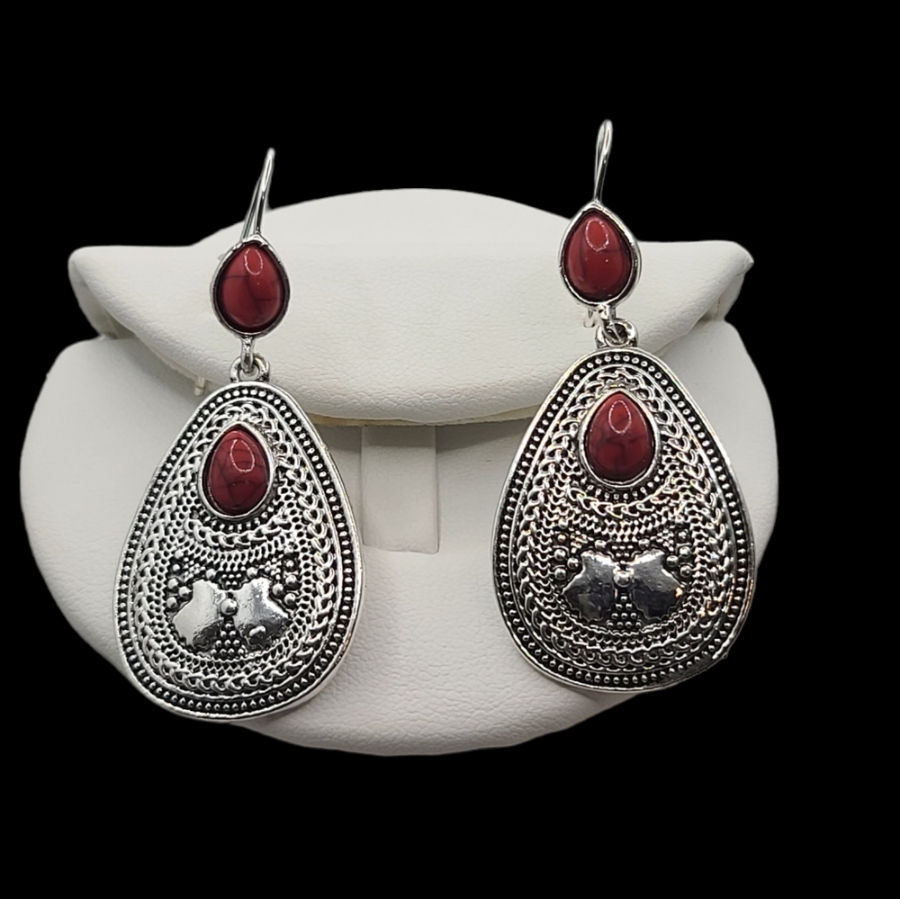 NEW Silver Turquoise Earrings